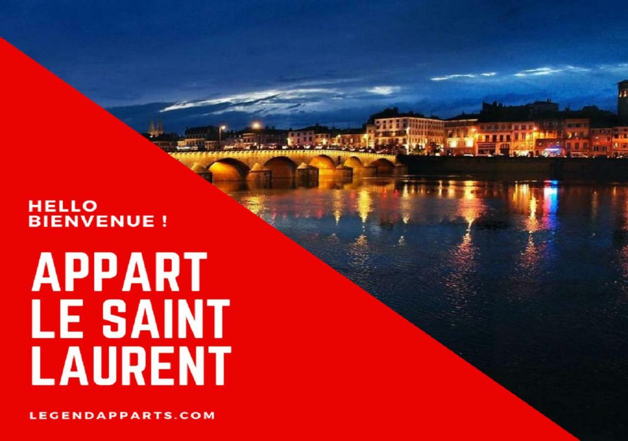 Legend - Le Saint Laurent - Parking - Wifi - 24/7 - Cosy Saint-Laurent-sur-Saone Exterior foto