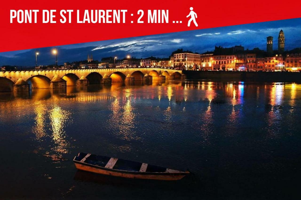 Legend - Le Saint Laurent - Parking - Wifi - 24/7 - Cosy Saint-Laurent-sur-Saone Exterior foto